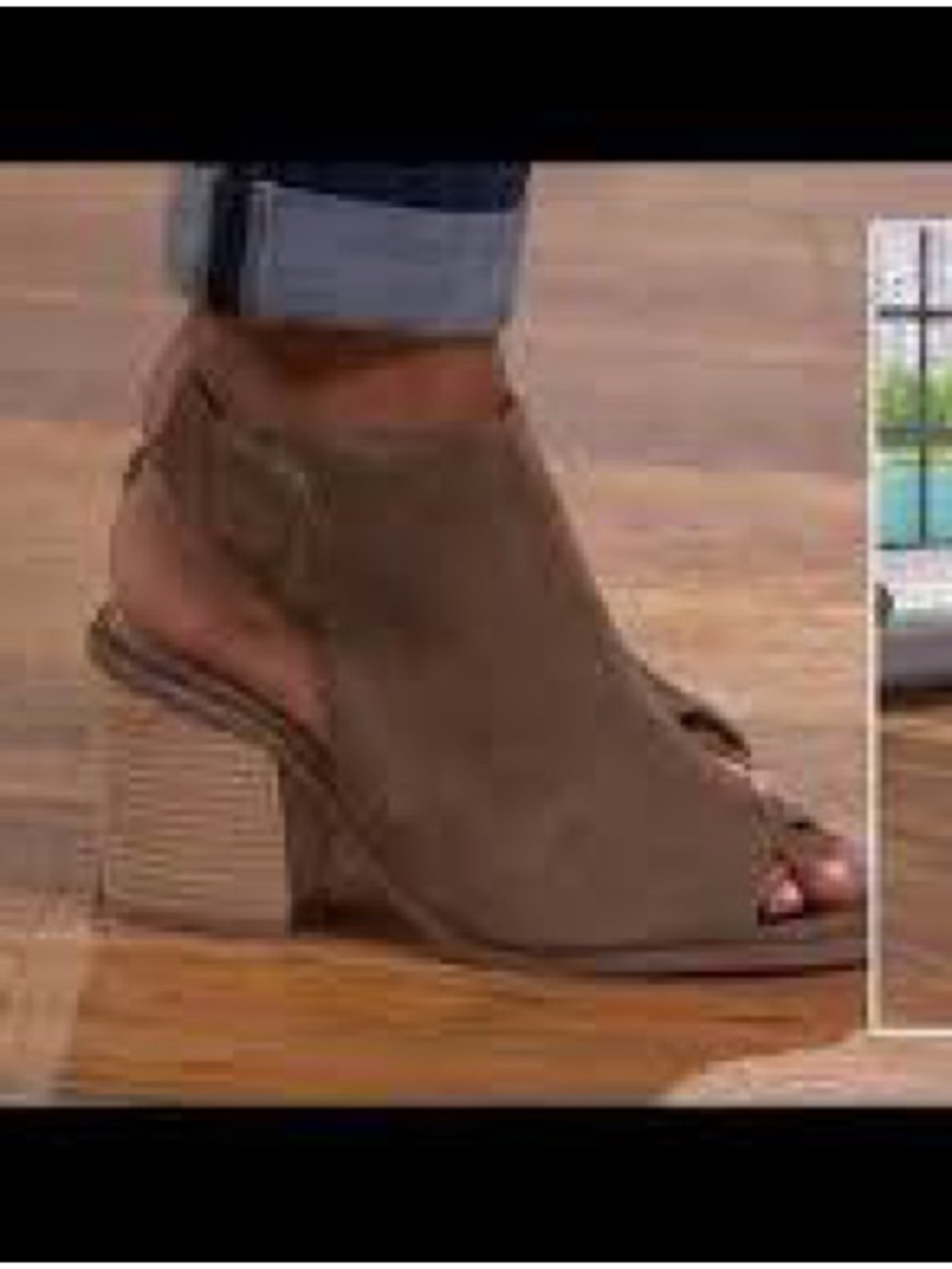 Sole Society, taupe leather Sandle/Booties. Size 9.5